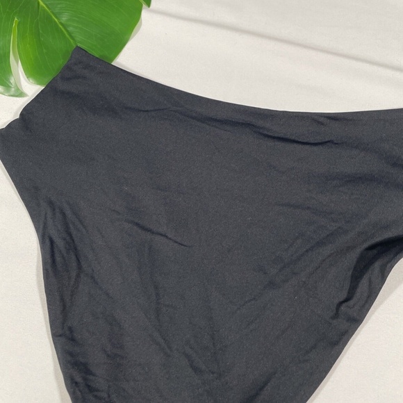 NEW Becca [ Small ] Color Code Crossover‎ High Waist Bikini Bottoms in Black - Picture 9 of 11